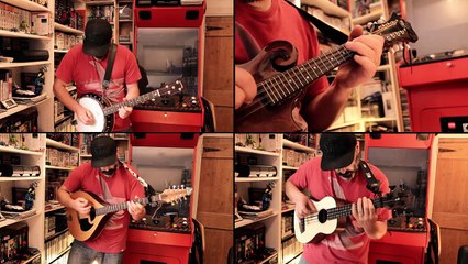 MEGA MAN 2 - Flash Man banjo cover