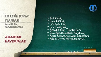 ELEKTRİK TESİSAT PLANLARI - Ünite 5 Konu Anlatımı 1