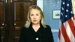 RAW: U.S. Secretary of State Clinton: Sanctions against Iran will remain in place