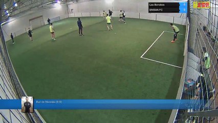 But de Nicolas  (8-9) - Les Bonobos Vs ENSMA FC  - 15/01/18 21:00 - LIGUE 1 - Poitiers Game Parc