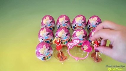 Kinder Surprise Barbie Surprise Eggs Eggs Kinder with Barbie Dolls Barbie Toys 芭比娃娃健达出奇蛋