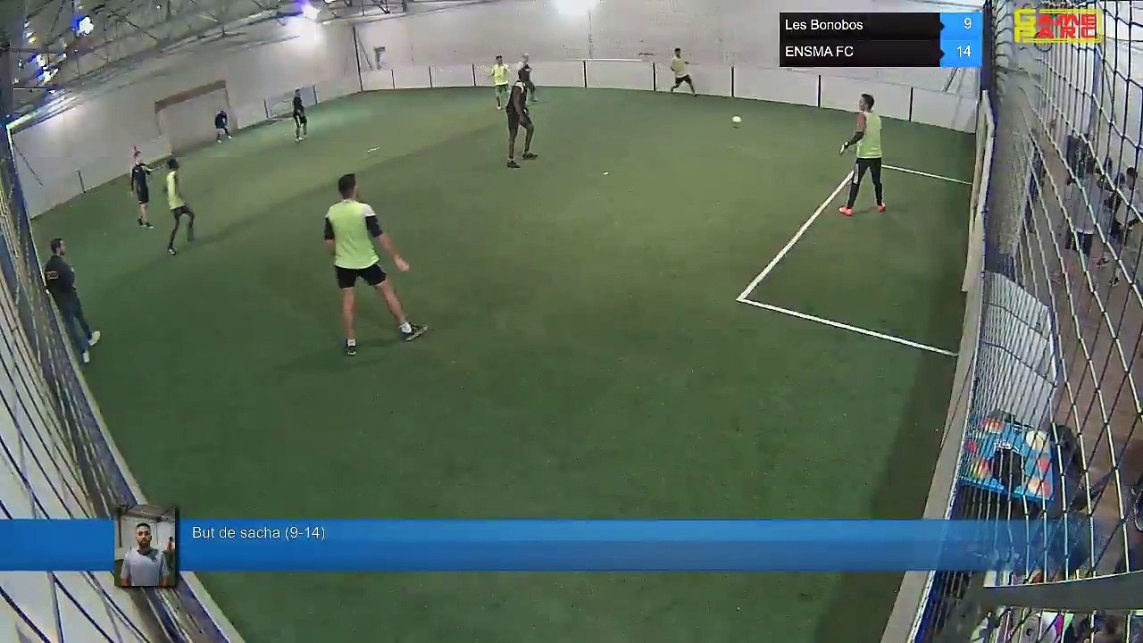 But de sacha (9-14) - Les Bonobos Vs ENSMA FC  - 15/01/18 21:00 - LIGUE 1 - Poitiers Game Parc