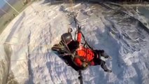 Yamaç Paraşütüyle Atlayan Çinli Turistin Baygınlık Geçirmesi Kamerada