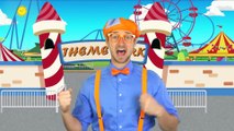 The Theme Park Song by Blippi - Amusement Park for Children