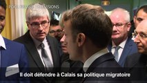 Macron à Croisilles pour défendre sa politique migratoire