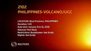 Erupção de vulcão força 34.000 a deixarem suas casas nas Filipinas