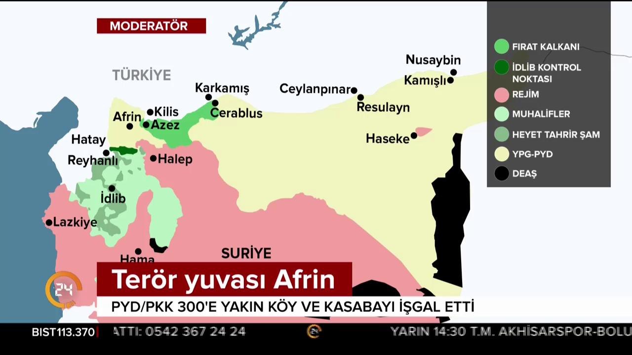 Terör yuvası Afrin