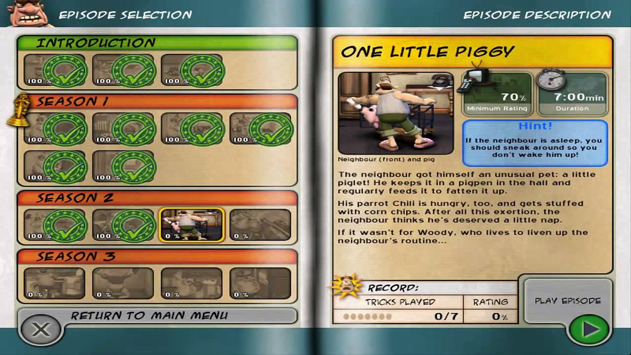 Neighbours From Hell 1 - Season 2 [100% walkthrough]