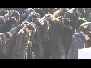 RAW: North Koreans observe three minutes of silence for Kim Jong-il