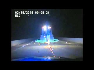 RAW: Florida man in stolen backhoe leads police on bridge pursuit