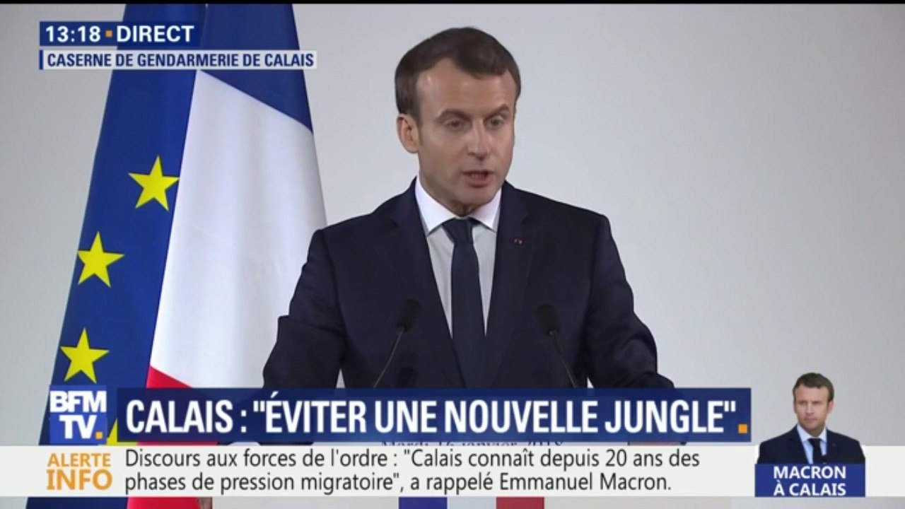 Violences physiques, effets confisqués... "Si cela est fait et prouvé, cela sera sanctionné", dit Macron à Calais