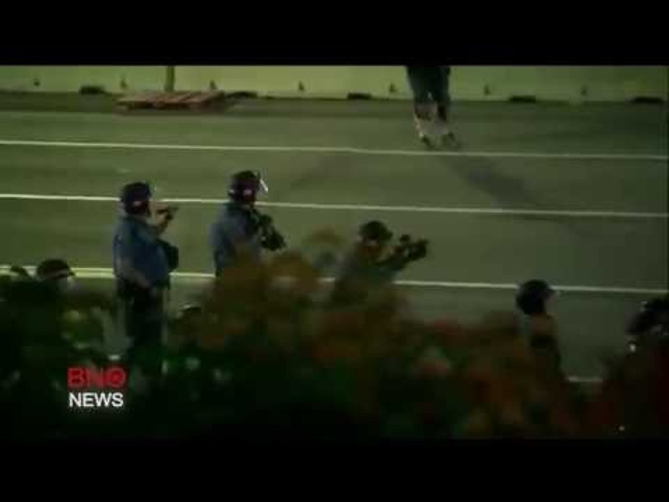 Dozens arrested at rally in Minnesota after throwing rocks and bottles at police