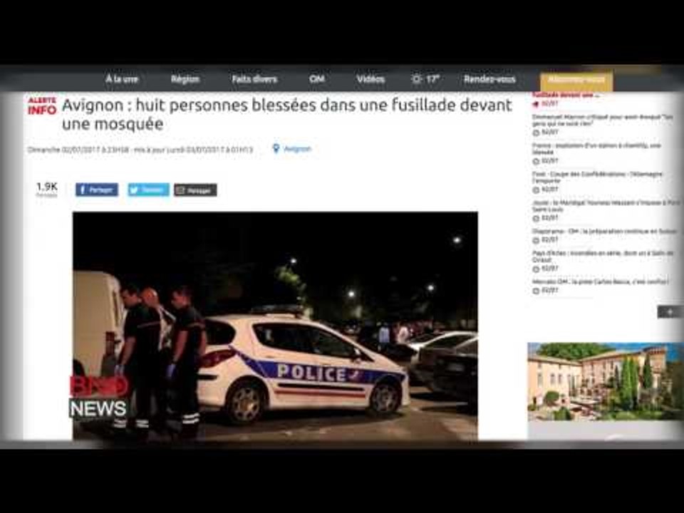 Gunmen Open Fire Outside Mosque in Avignon, Injuring 8
