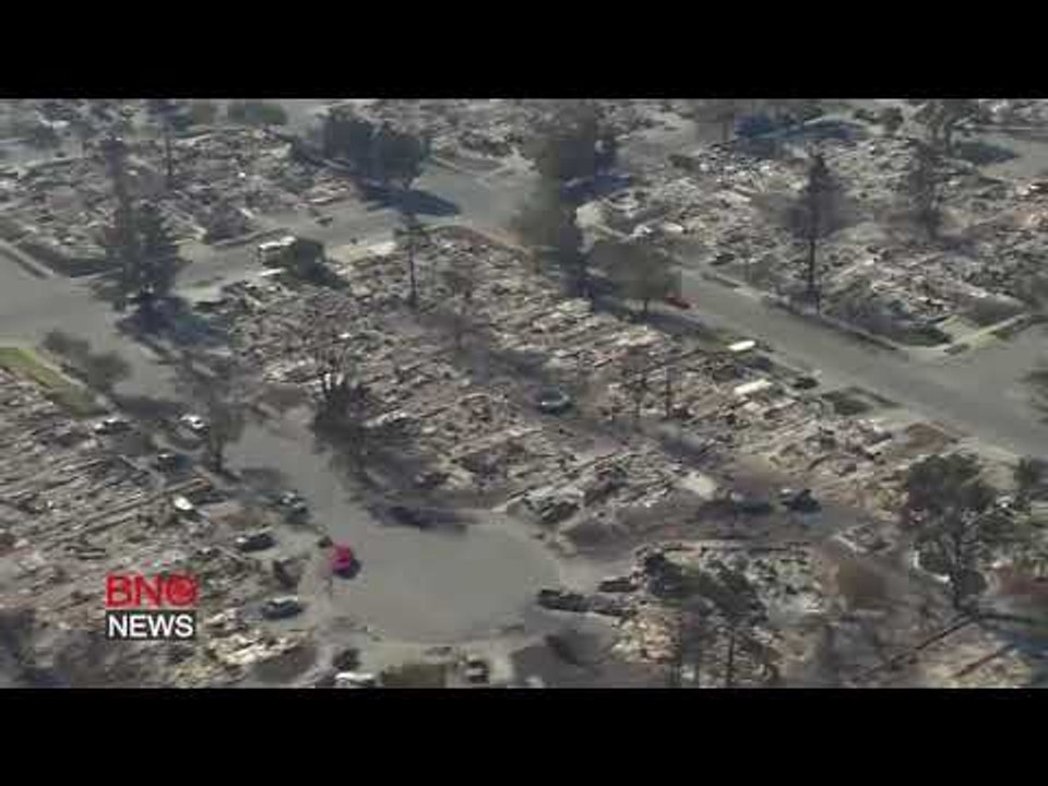 RAW: Whole Neighborhoods Razed to the Ground by California Wildfires