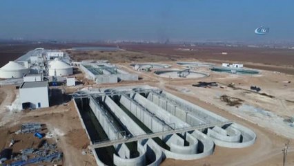 Elektrik Üretebilen Atık Su Arıtma Tesisi Havadan Görüntülendi