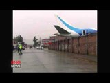 Passenger plane carrying 93 people skids off runway in Ecuador