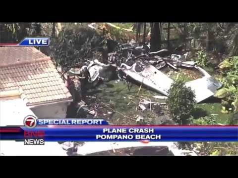 Small plane crashes near home in Pompano Beach, Florida