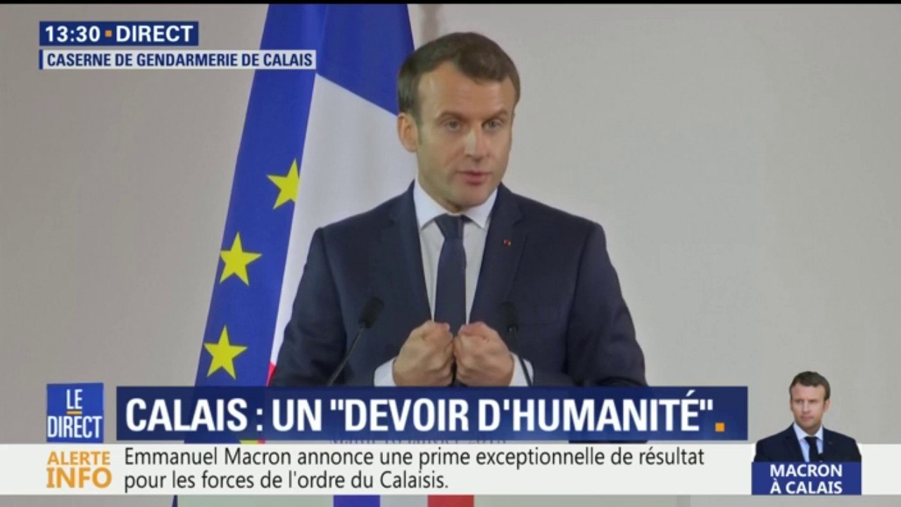 Calais: Emmanuel Macron veut "des réponses spécifiques" de la part des Britanniques