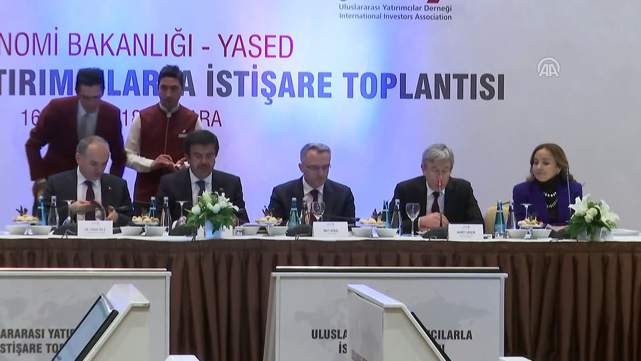 Maliye Bakanı Ağbal - Ekonomi Bakanlığı-YASED Uluslararası yatırımcılarla İstişare Toplantısı - ANKARA