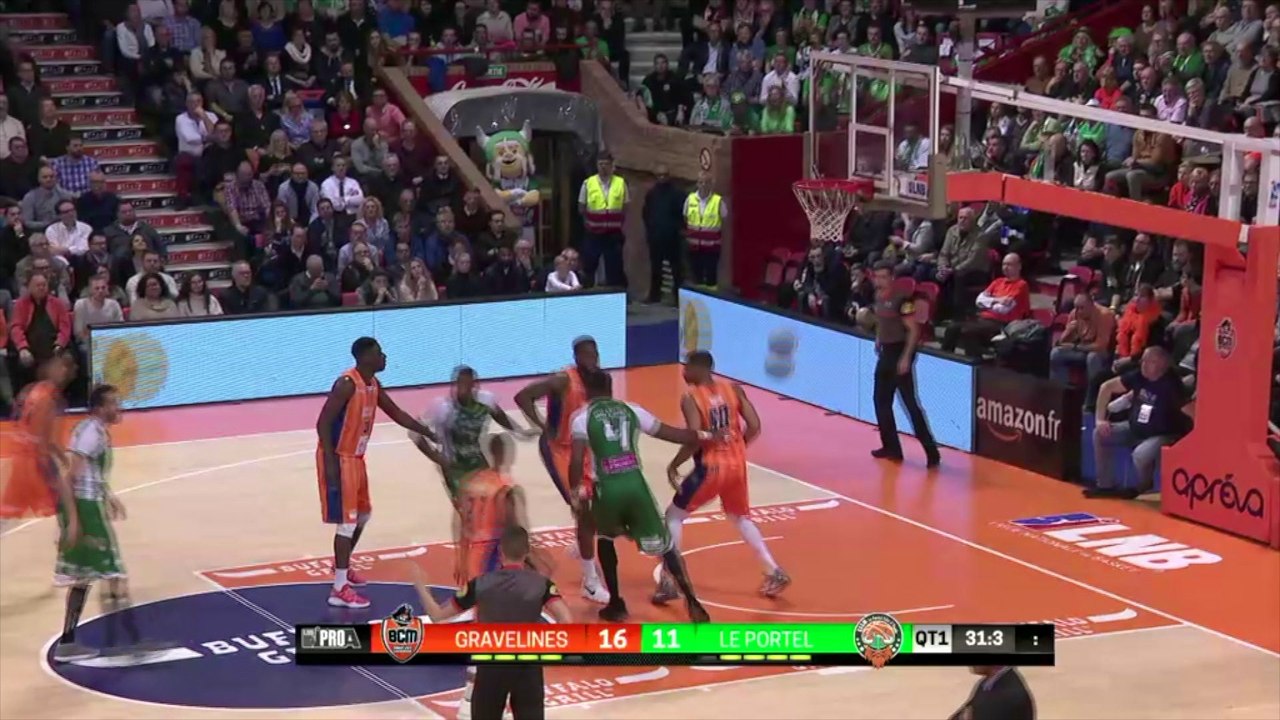 Sports : Basket ProA, BCM vs ESSM Le Portel - 16 Janvier 2018