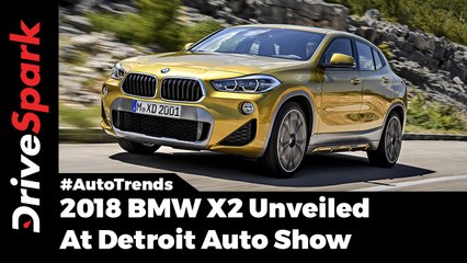 New BMW X2 Unveiled At 2018 Detroit Auto Show