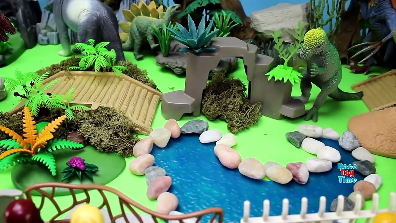 Toy Dinosaurs Zoo and Learn Dino Names Fun Video For Kids
