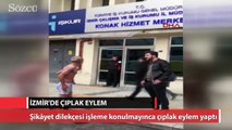 Şikâyet dilekçesi işleme konulmayınca çıplak eylem yaptı