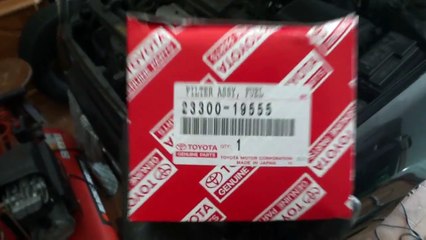 Step by step : Replacing Fuel Filter on a 1997-1999 Toyota Corolla 1.6L Engine