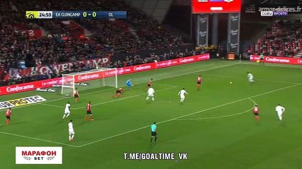 Guingamp 0-2 Lyon - les Buts - 17.01.2018 ᴴᴰ