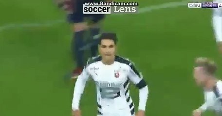 Benjamin Andre Goal HD - Lille 1-2 Rennes 17.01.2018
