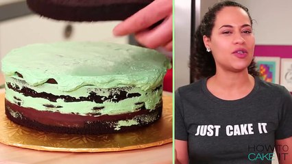 How To Make A PEPPERMINT CHOCOLATE MEGA CAKE | Yolanda Gampp | How To Cake It