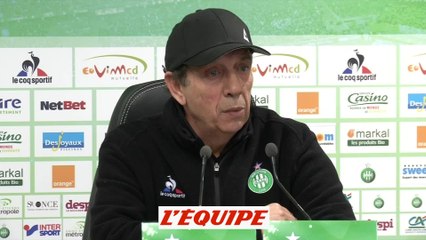 Foot - L1 - ASSE : Gasset «Dans le jeu, on est encore loin»