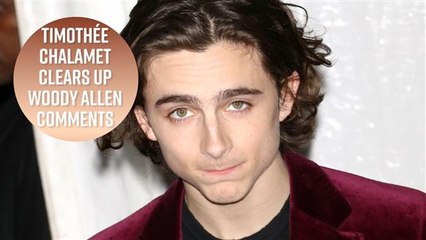 Timothée Chalamet refuses to profit from Woody Allen