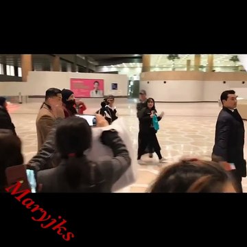 JANG KEUN SUK GIMPO AIRPORT ARRİVAL TO KANSAI AIRPORT JAPAN 16.01.2018