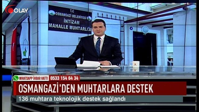 Osmangazi'den muhtarlara destek