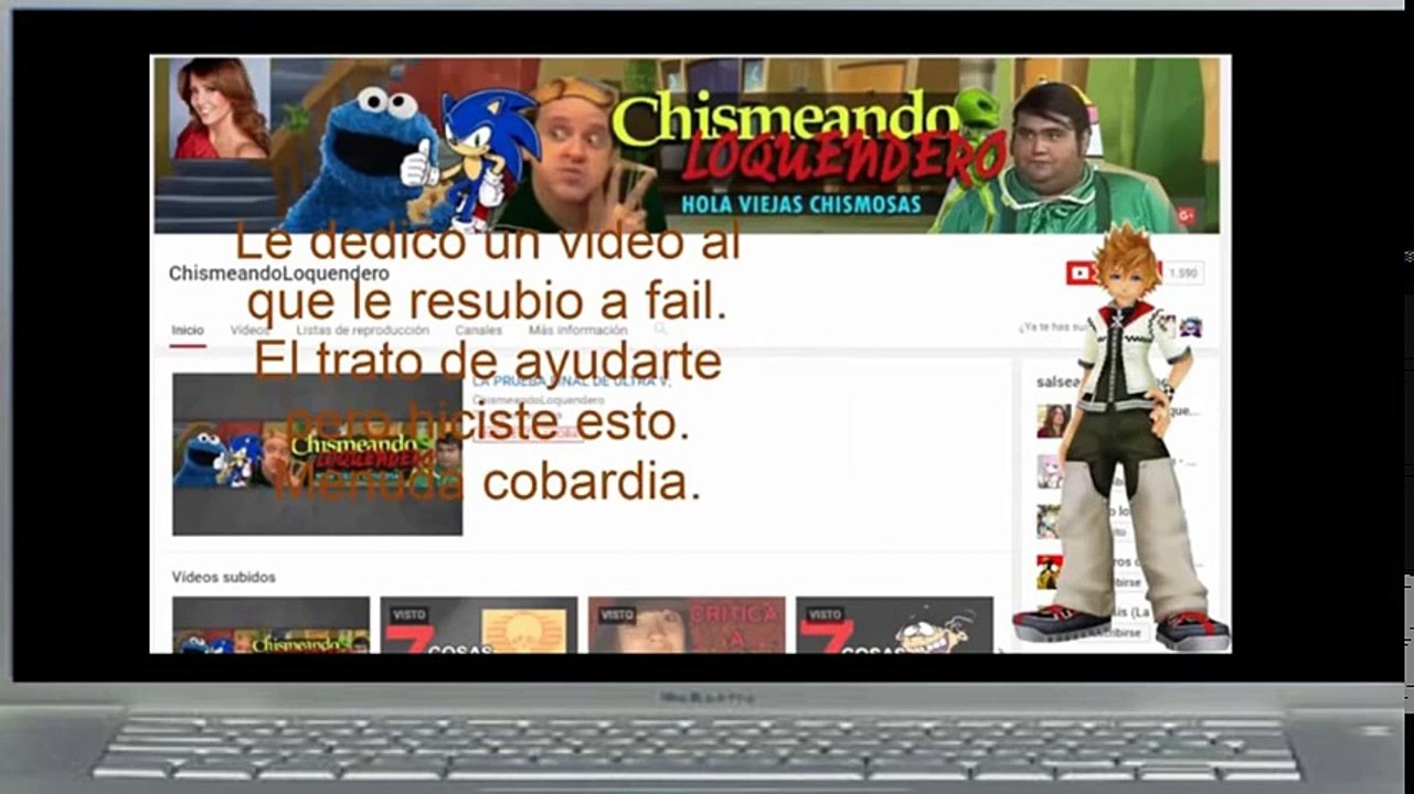 {Loquendo Basura Tóxico Epic Fail} RE Critica a Chismeando Loquendero (de ultra omega)