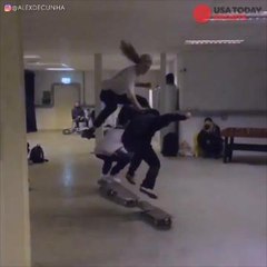 Skateboard Leap Frog