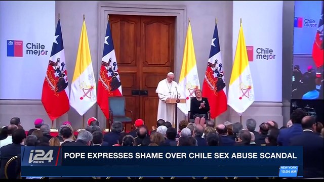 i24NEWS DESK | Pope expresses shame over Chile sex abuse scandal | Tuesday, January 16th 2018