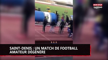 Saint-Denis : un match de football amateur dégénère, les supporters poursuivent un joueur (vidéo)