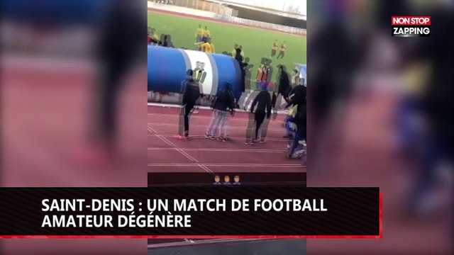 Saint-Denis : un match de football amateur dégénère, les supporters poursuivent un joueur (vidéo)