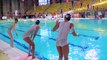 3 Synchronized Swimmers Get Trained for 