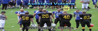 American Football NZ - Thunder Bowl 2012 - Part 1 : Auckland Vulcans vs Wellington Storm