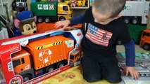 Dickie Toys Recycling Truck Toy Unboxing - Jack Jack Playing with Huge Garbage Trucks Collection