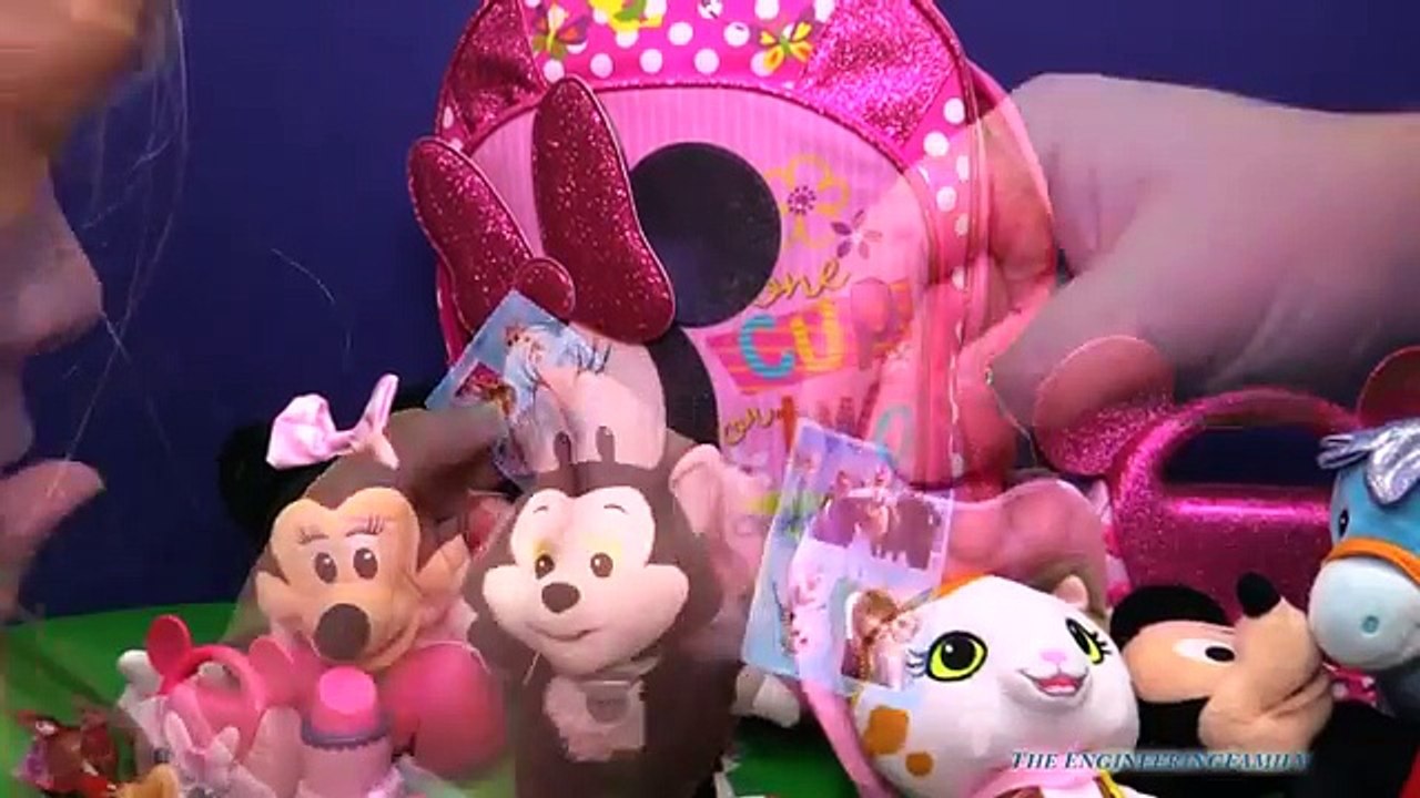 MINNIE MOUSE Disney Surprise Backpack Candy and Toys Surprise Video