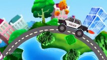 Police Car | Scary Haunted House Monster Truck | Evil Police Car | Video For Kids | Toddlers | Scary