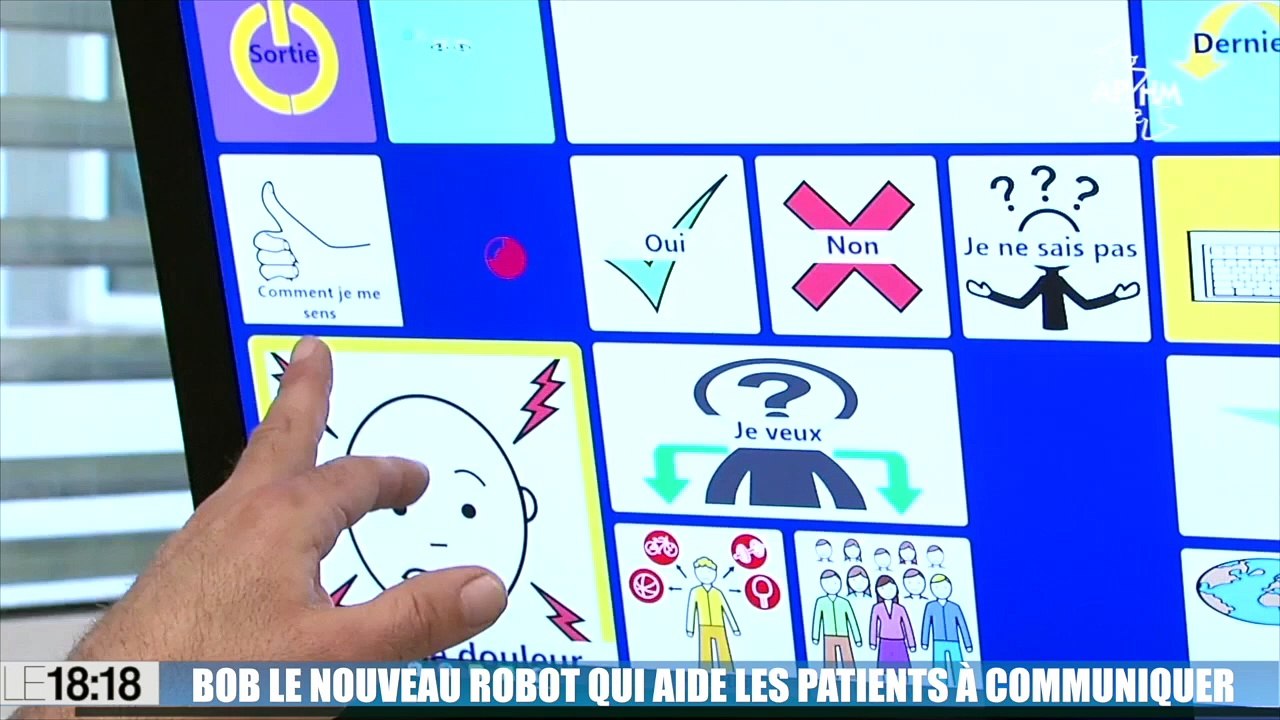 Le 18:18 - Hôpitaux de Marseille : ce système novateur qui permet aux patients de communiquer avec les yeux