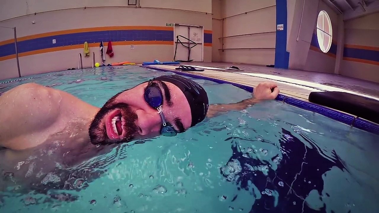 4 Breathing exercises for smooth freestyle swimming. Progressions. Beginners