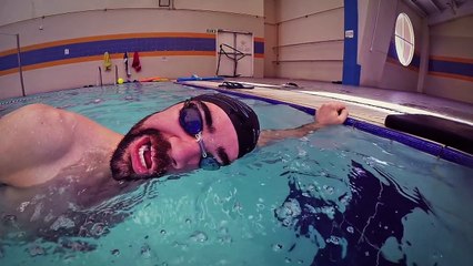 4 Breathing exercises for smooth freestyle swimming. Progressions. Beginners