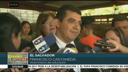 Presidente de El Salvador inaugura año escolar 2018