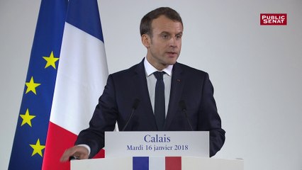 Calais : Emmanuel Macron assume sa politique migratoire